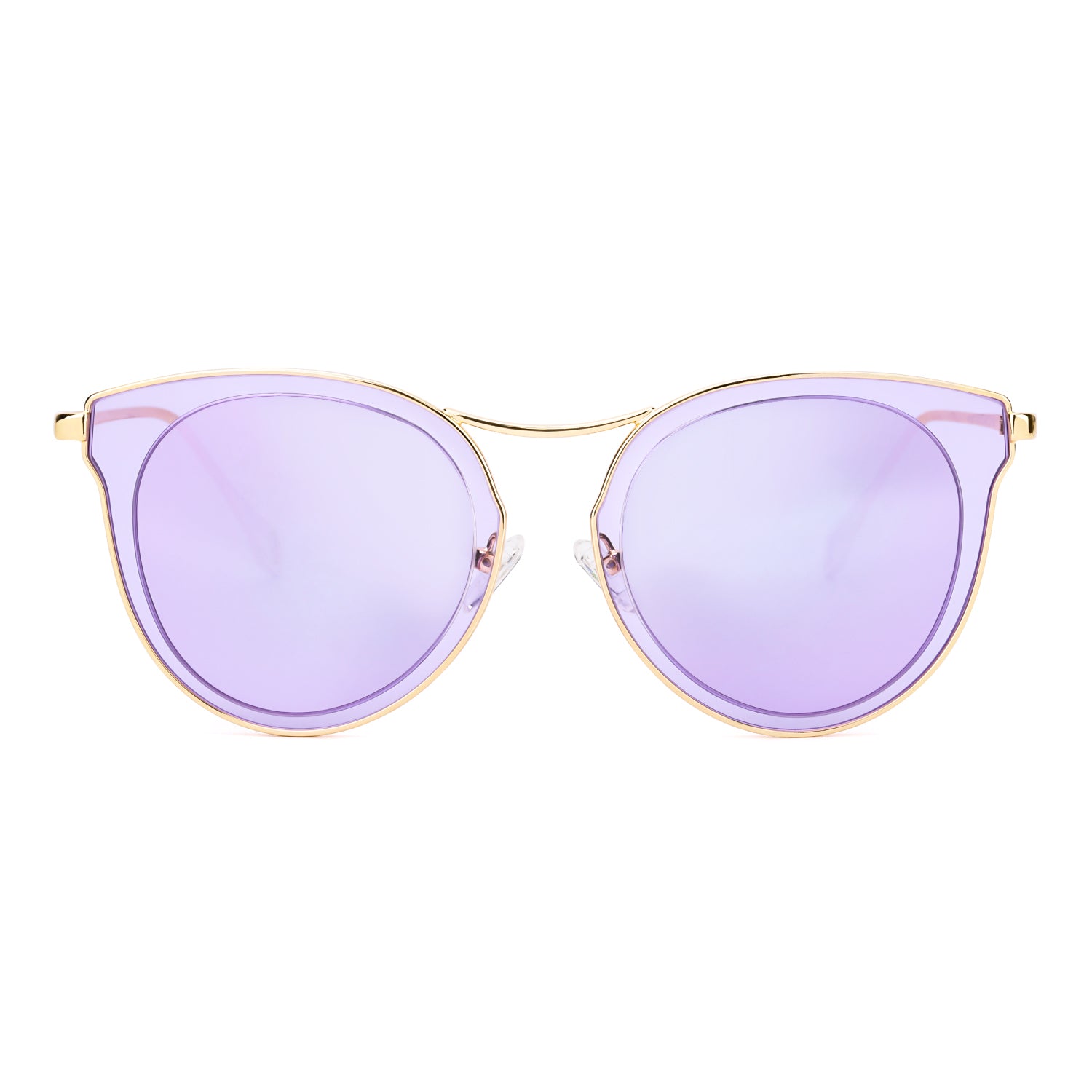 LVIOE Women's Cat Eye Polarized Sunglasses with UV400 Protection, Black