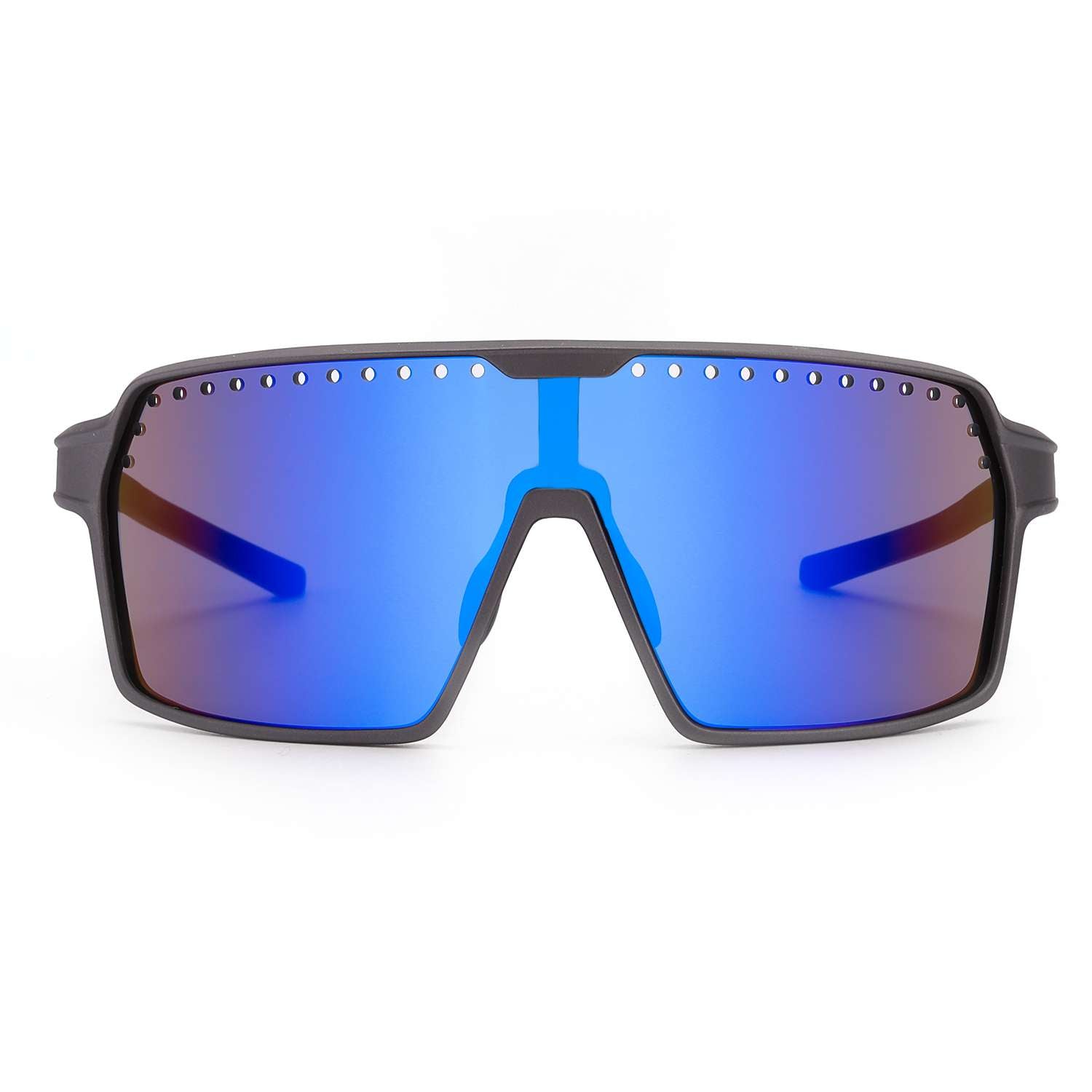 Nitrogen Polarized Wrap Around Sport Sunglasses for Men Women - UV400 Running Cycling Fishing Driving Sun Glasses, Men's, Size: One Fits Most, Blue