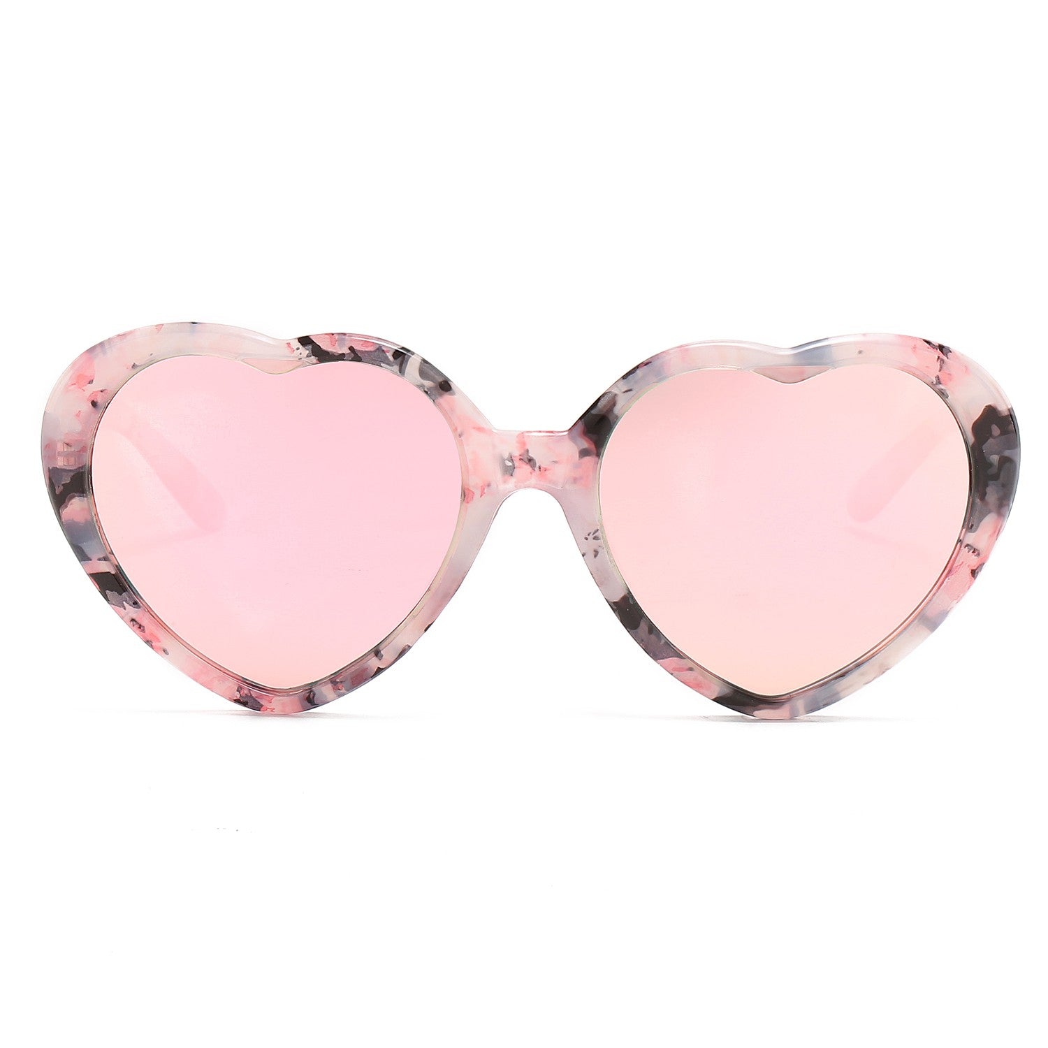  LVIOE Heart Sunglasses for Women, Polarized Heart Shaped  Sunglasses with UV Protection Heart Style Retro Glasses for Shopping :  Clothing, Shoes & Jewelry