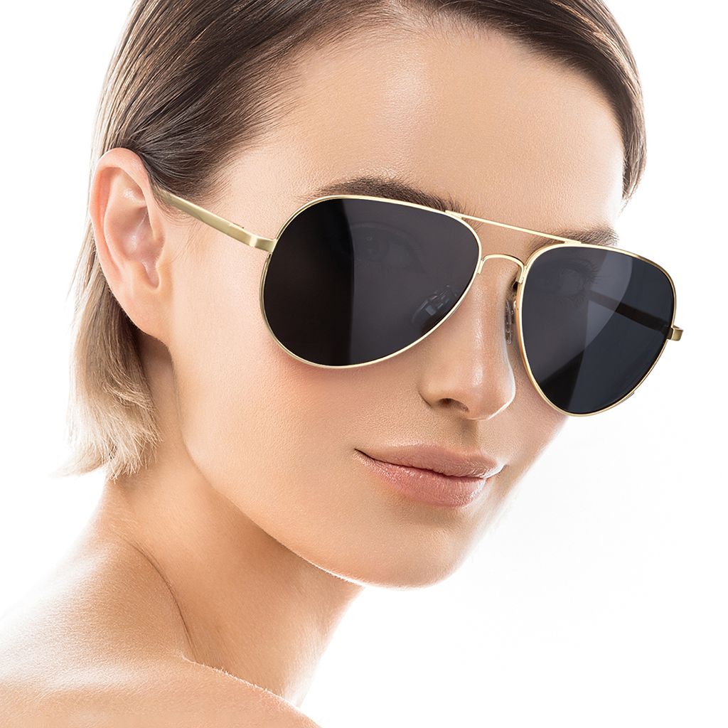 LVIOE Prescription Sunglasses Rx Sun Glasses for Unisex Aviator