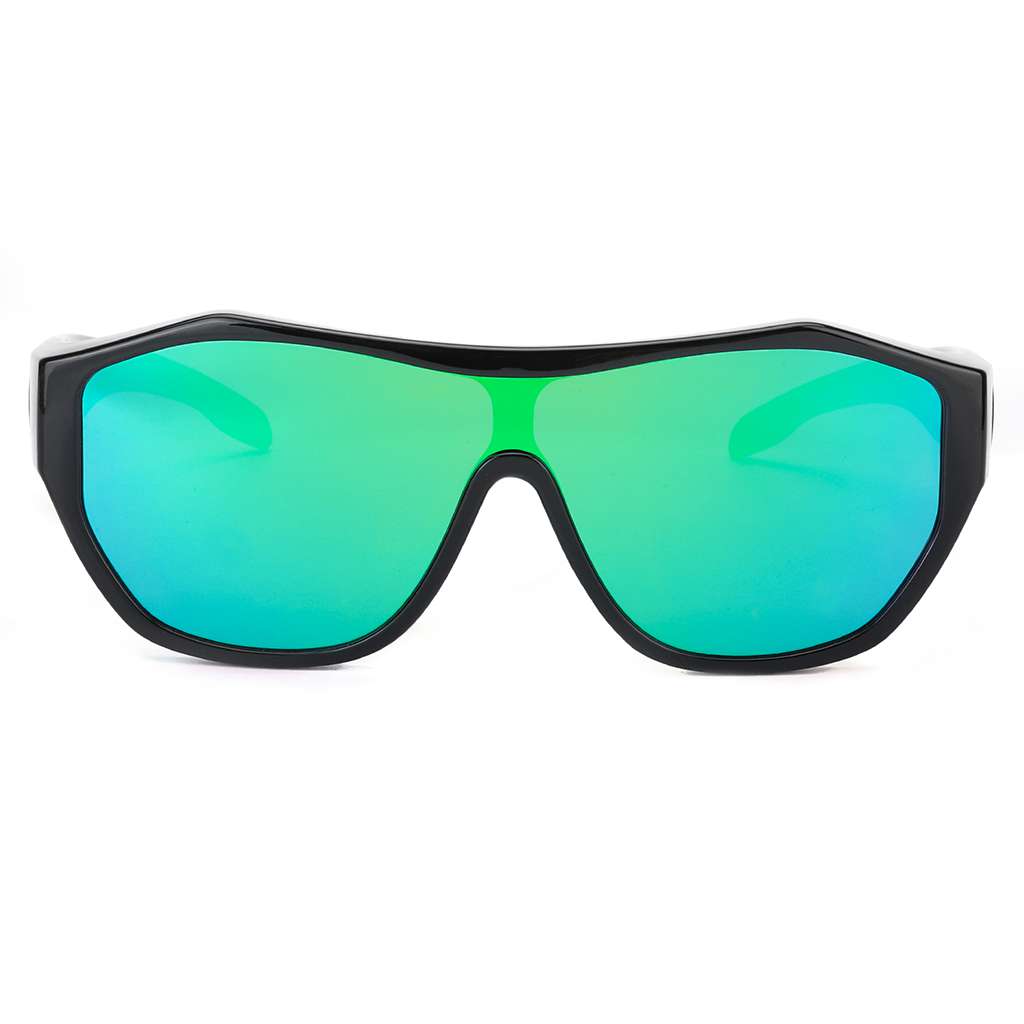 LVIOE Oversized Fit Over Polarized Driving Fishing Sunglasses for Men, Silver